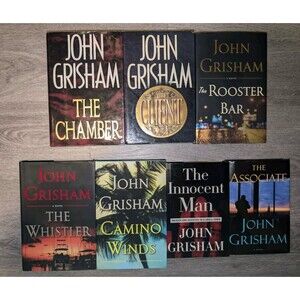 John Grisham Hardcover 7 Book Lot The Chamber, The Client, Camino Winds & 4 More